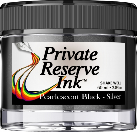 Calimara 60 ml Private Reserve Pearlescent Black - Silver